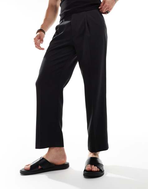 ASOS DESIGN - Pantaloni corti dritti eleganti neri - view 1