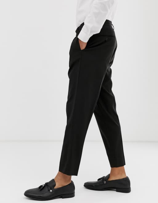 ASOS DESIGN - Pantaloni corti eleganti affusolati neri, 4 di 4