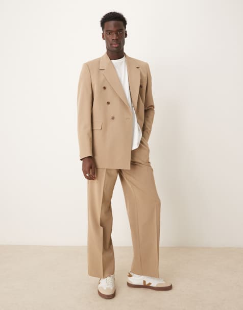 ASOS DESIGN - Pantaloni da abito a palloncino color pietra scuro - view 1