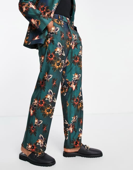 Pantaloni a fiori on sale zara