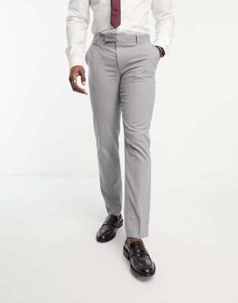 ASOS DESIGN - Pantaloni da abito slim grigi - view 1