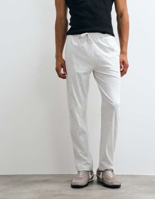 ASOS DESIGN pantaloni da casa in grigio ghiaccio mélange, 2 di 5