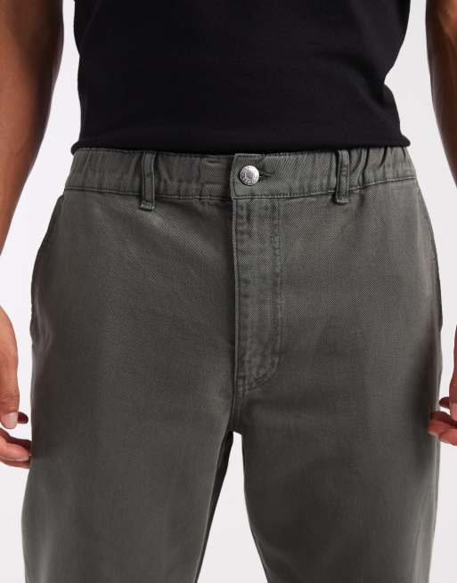 ASOS DESIGN - Pantaloni dritti antracite, 4 di 5