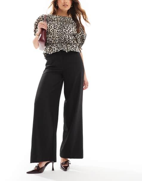 ASOS DESIGN - Pantaloni dritti comodi neri con 5 tasche - view 1