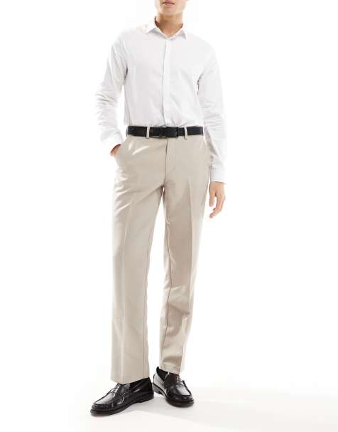ASOS DESIGN - Pantaloni dritti eleganti color pietra - view 1