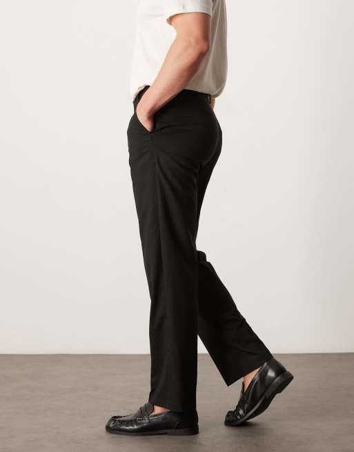 ASOS DESIGN - Pantaloni dritti eleganti neri, 2 di 5