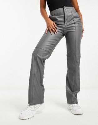 Pantaloni asos-design pelle da donna trendy e alla moda su Vestiti Trendy