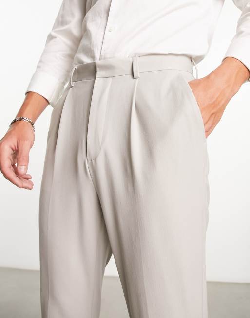 ASOS DESIGN - Pantaloni eleganti affusolati grigio medio, 3 di 4
