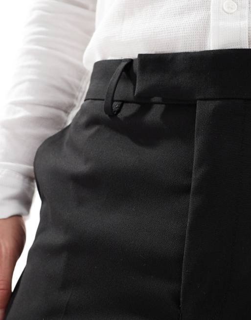 ASOS DESIGN - Pantaloni eleganti affusolati neri, 4 di 5