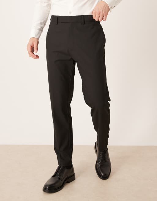 ASOS DESIGN - Pantaloni eleganti affusolati neri, 2 di 5