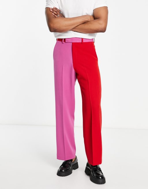 Pantaloni rossi eleganti deals