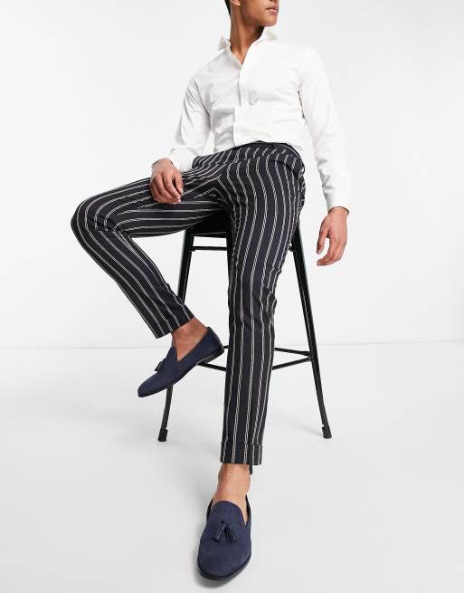 Pantaloni eleganti hot sale con risvolto