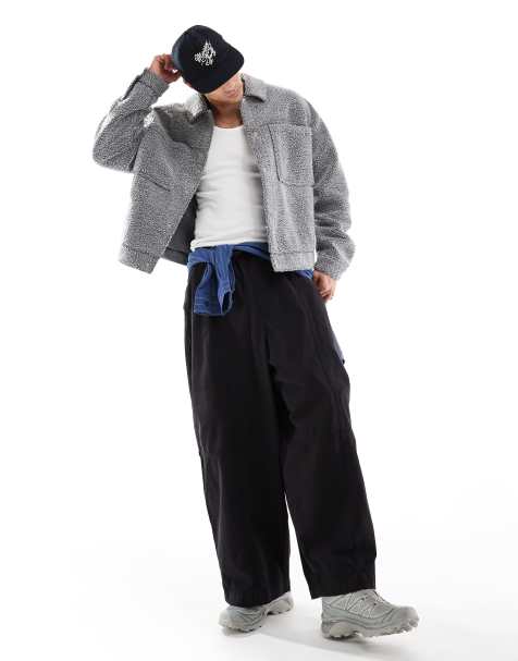 ASOS DESIGN - Pantaloni larghi oversize neri - view 1