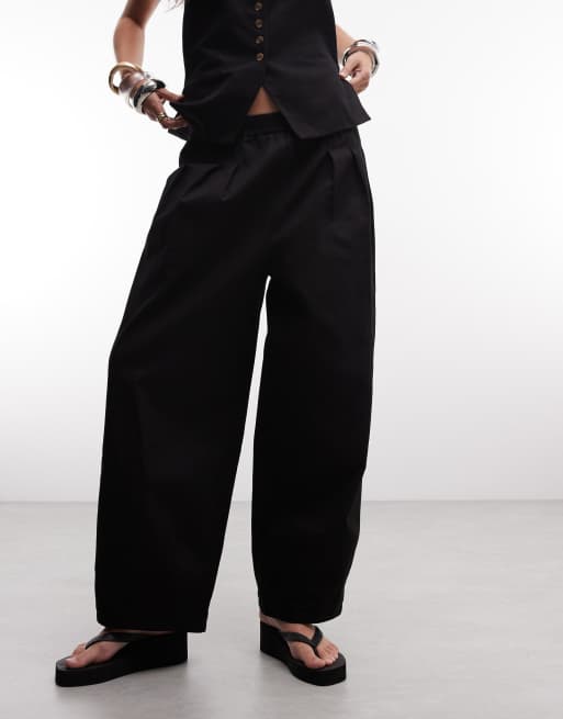 ASOS DESIGN - Pantaloni neri in coordinato, 2 di 5