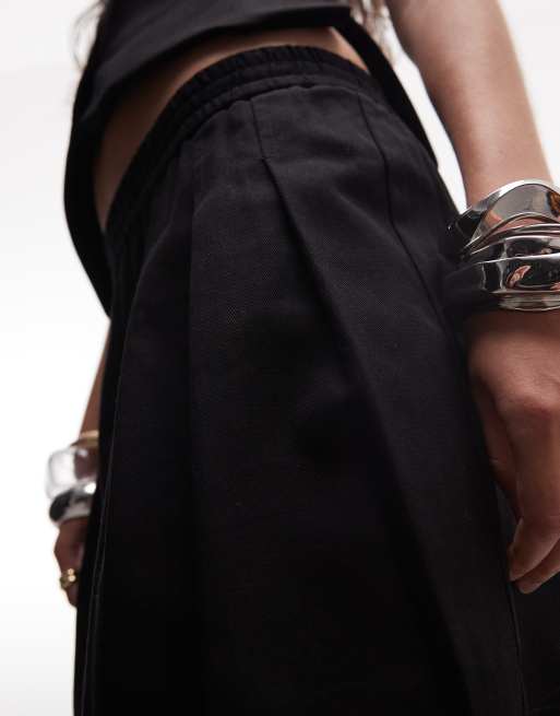 ASOS DESIGN - Pantaloni neri in coordinato, 5 di 5