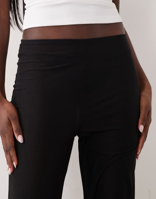 ASOS DESIGN - Pantaloni neri in coordinato, 3 di 5