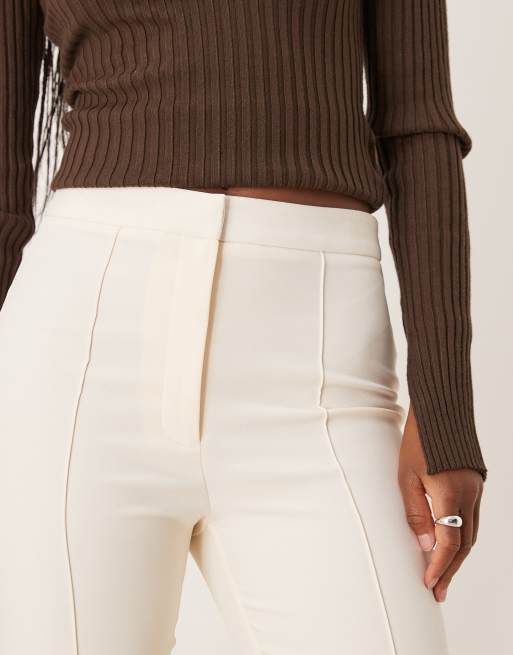 ASOS DESIGN - Pantaloni sartoriali a zampa latticello, 4 di 5