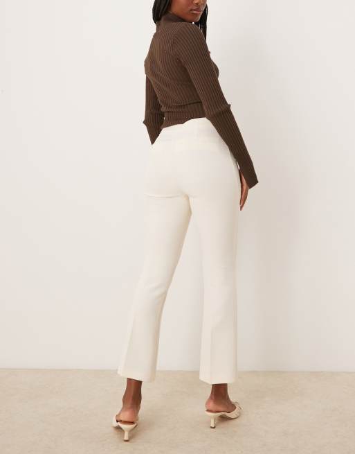 ASOS DESIGN - Pantaloni sartoriali a zampa latticello, 5 di 5