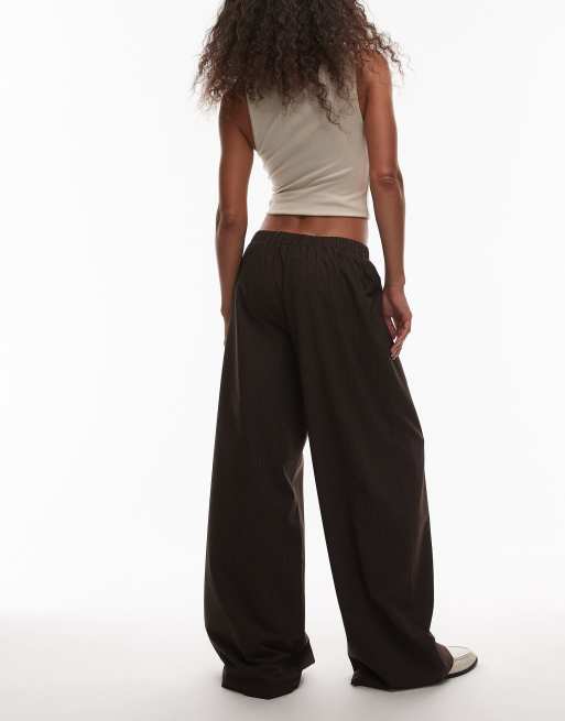 ASOS DESIGN - Pantaloni sartoriali marroni, 4 di 5