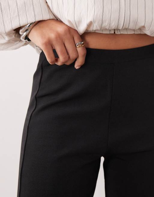ASOS DESIGN pantaloni skinny bandage con dettaglio zip neri, 4 di 5