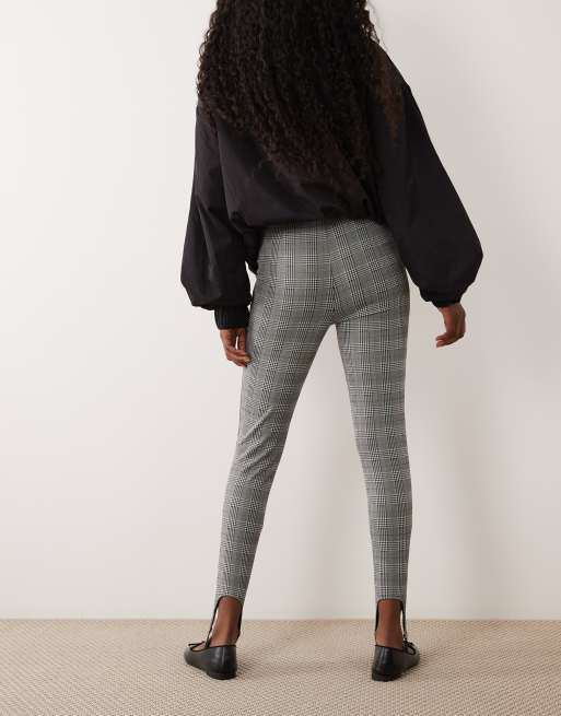 ASOS DESIGN pantaloni skinny con staffa a quadri, 2 di 5