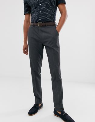 Manfiny Bizformal Pantaloni Da Abo Formali Grigi Da Uomo In Stile Affusolato, Perfetti Per L Perfect For Office And Events Men Dress Pants Men Grey Pleated Pants Men Trousers P 114816720 Cat 3179