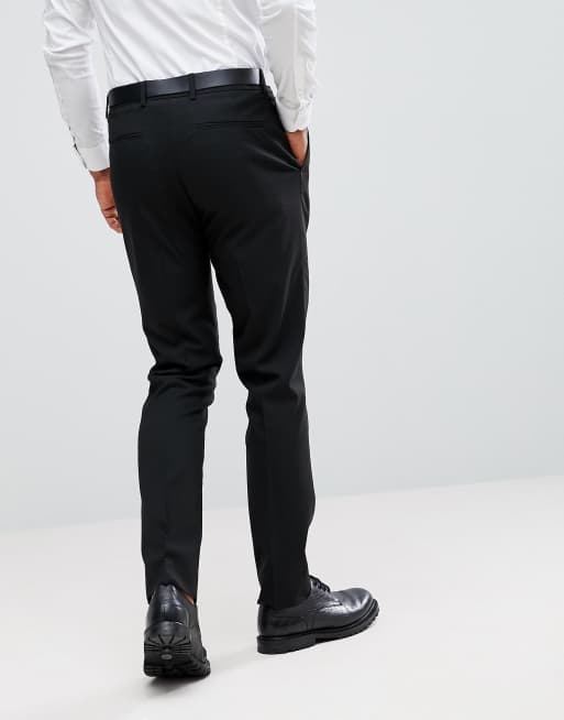 ASOS DESIGN - Pantaloni skinny eleganti neri, 2 di 4