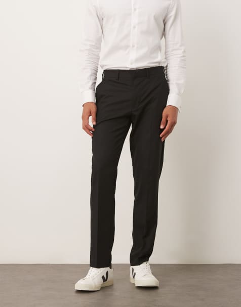 ASOS DESIGN - Pantaloni slim da abito neri - view 1