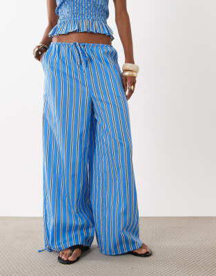 Asos Design Pants In Blue