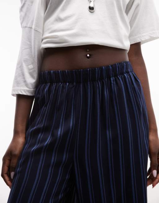 ASOS DESIGN pants in blue stripe, 3 of 5