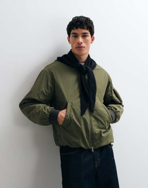 ASOS DESIGN - pañuelo triangular acanalado en negro, 2 de 3