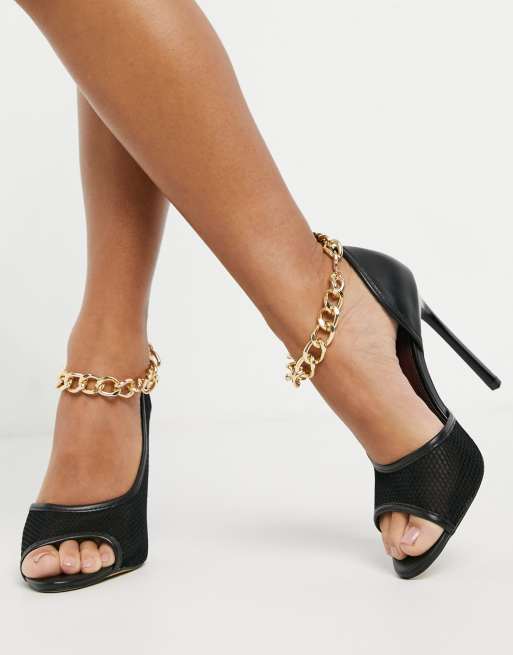 Asos peep store toe shoes