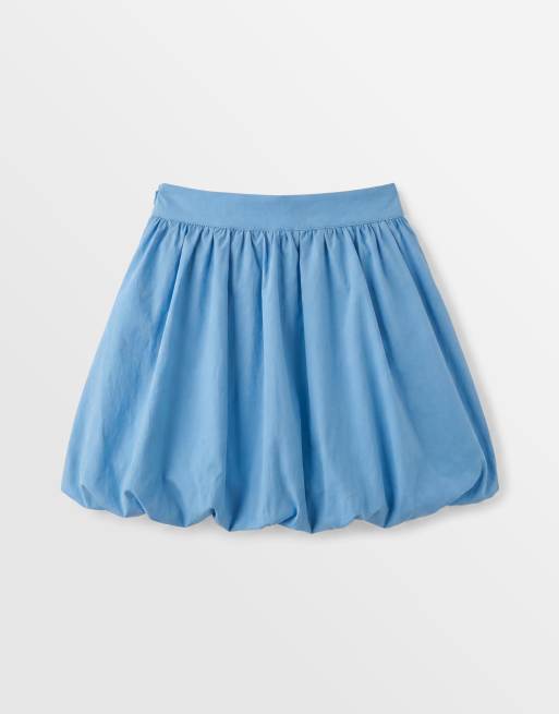 ASOS DESIGN paper touch poplin shorts co ord in aqua, 7 of 9