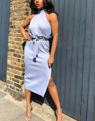 asos powder blue dress