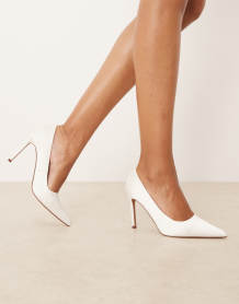 ASOS DESIGN embellished square neck mini shift dress in ivory