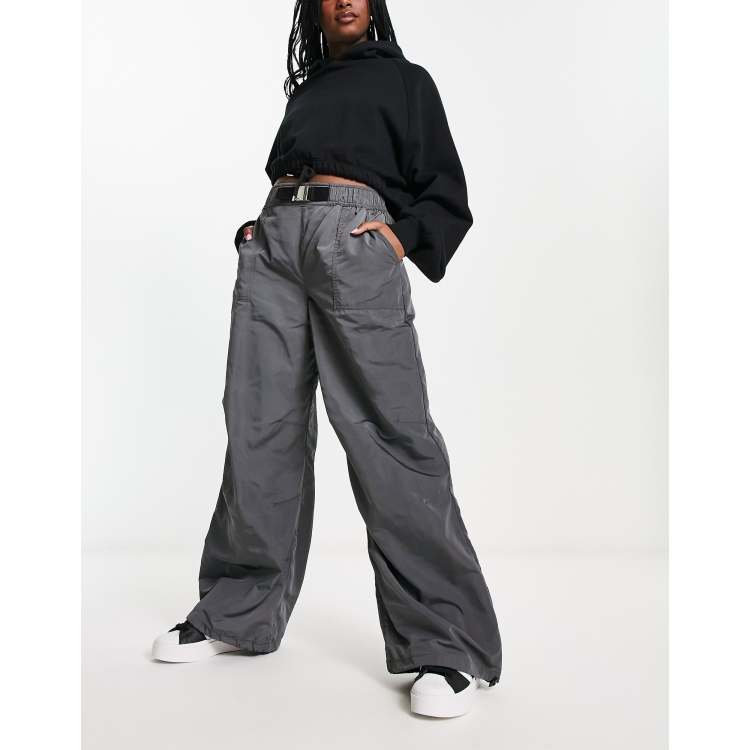 【SATIIIZ】Nence Big Cargo Brushed Balloon Pants Cargo String Balloon Pants – Estudio Niksen