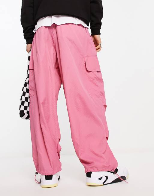 Pink best sale utility pants