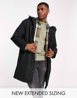 black parka coat men's