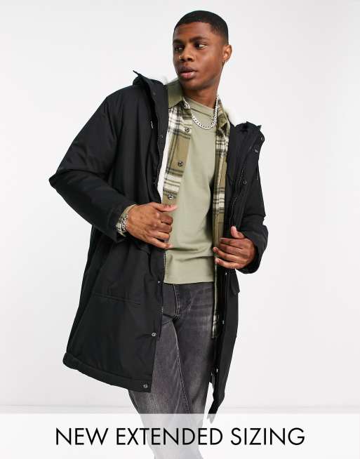 Asos cheap black parka