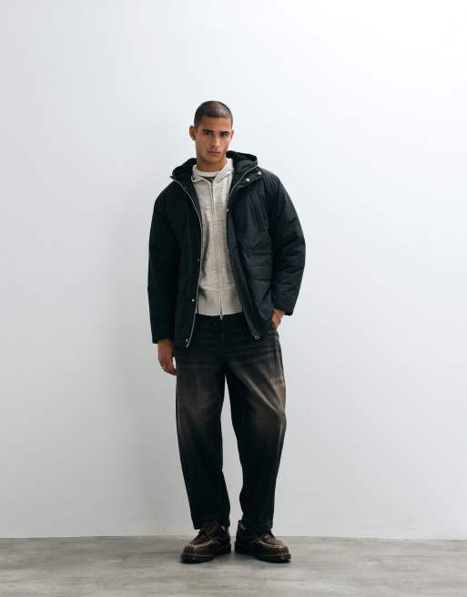 ASOS DESIGN parka i sort, 4 af 5