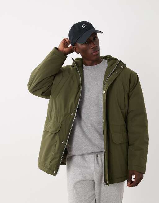 ASOS DESIGN parka in green, 3 of 5