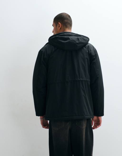 ASOS DESIGN parka in zwart, 3 van 5