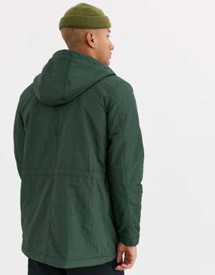 asos green parka