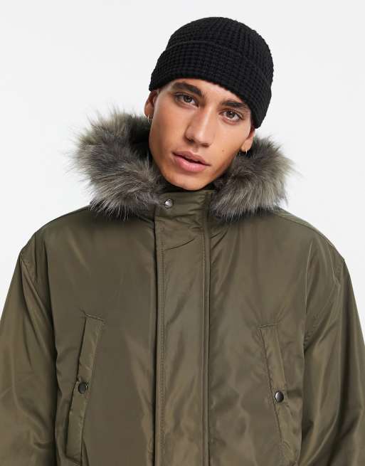 Asos mens parka on sale coats