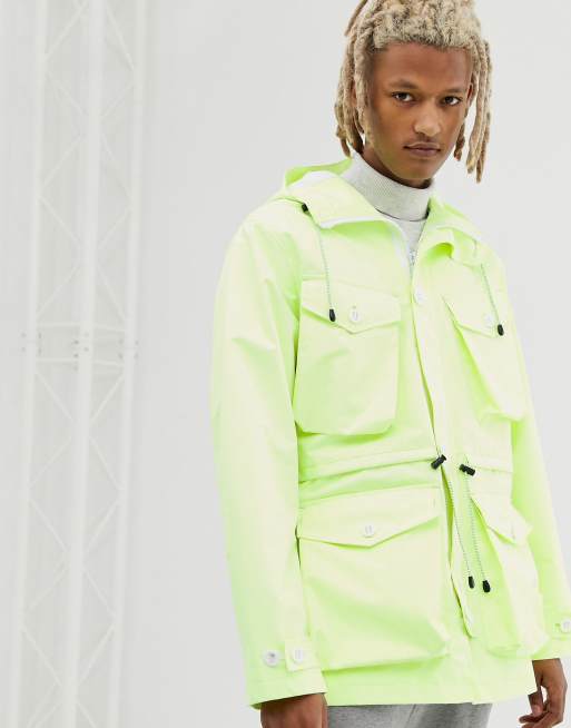 Parka best sale jaune fluo