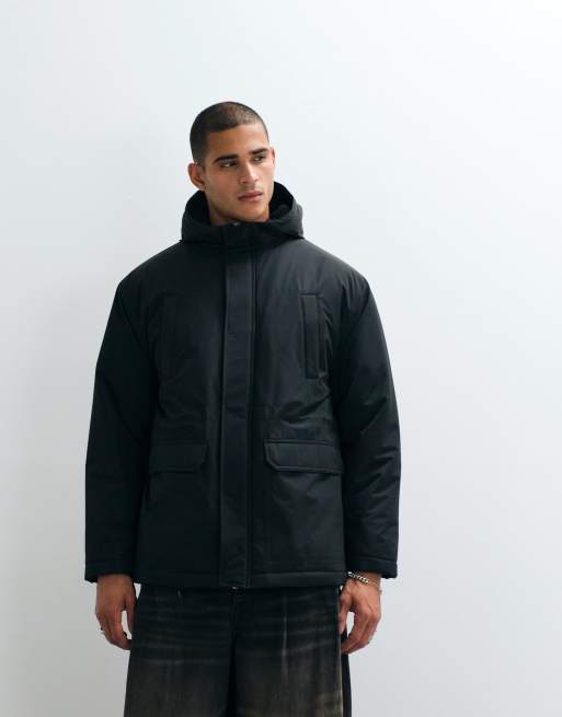 ASOS DESIGN - parka negra, 5 de 5