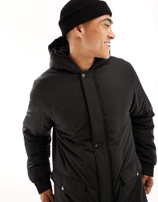 Asos 2024 black parka