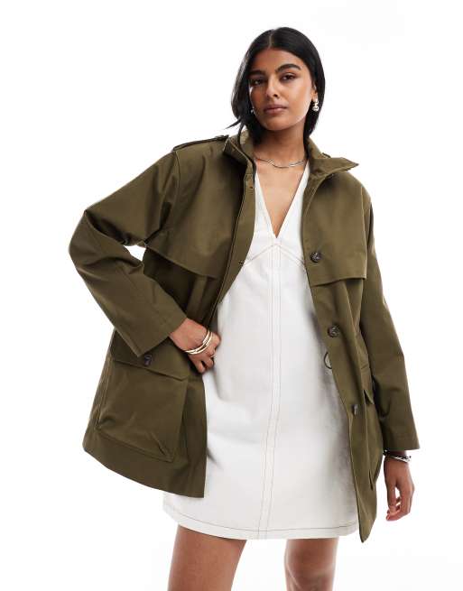 ASOS DESIGN - Parla habillée avec quatre poches - Olive, 2 de 4