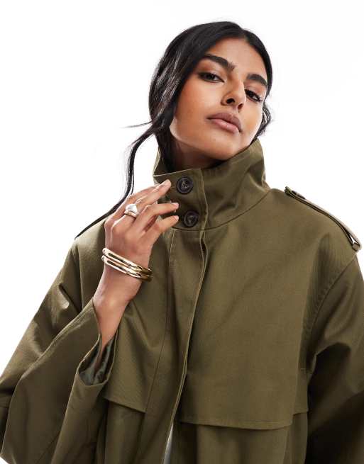 ASOS DESIGN - Parla habillée avec quatre poches - Olive, 3 de 4