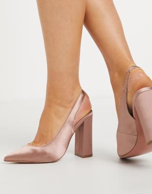 high heels mauve